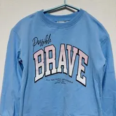 PAIRMANON STREET 長袖Tシャツ 140 ブルー ロゴ