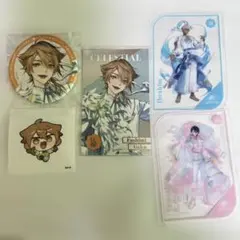 にじさんじ 8周年 伏見ガク 缶バッジ ステッカー メタルカード