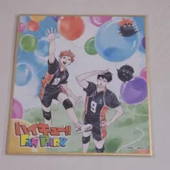 【非売品】 ハイキュー!! FAN PARK 来場者特典 ミニ色紙