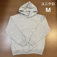 新品未使用品　ユニクロ　スウェットオーバーサイズプルパーカ　M