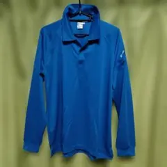 TS DESIGN 長袖 ポロ シャツ 3075 L 青のサムネイル