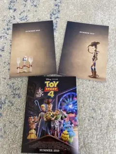 映画トイ・ストーリー4のポストカード3枚セット