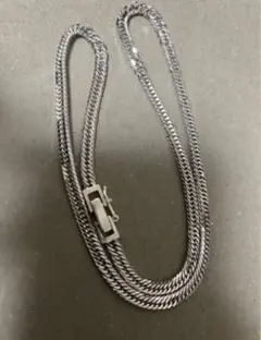 Silver925 特注留め具 12面トリプル 喜平 プラチナ仕上げ 60cm 特注 喜平 12面トリプル 50cm 中折れ留め具セーフティ 925 - メルカリ