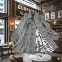 バーバリーブルーレーベル スプリングコート トレンチコート バーバリーブルーレーベル スプリングコート トレンチコート 36