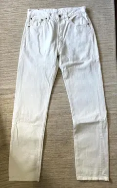 Levi’s 501 ホワイトデニム スペイン製 90s W32 ボタンフライ