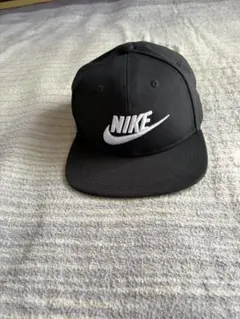 NIKE キッズ キャップ ブラック 刺繍ロゴ