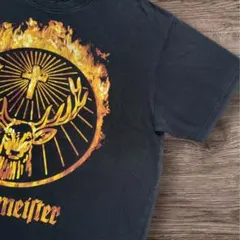 278. イエーガーマイスター Tシャツ 鹿 炎 黒 Mのサムネイル