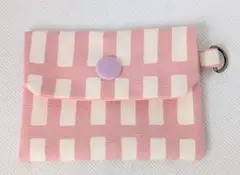 02　北欧　ミニポーチ　バックインバック　小さな収納