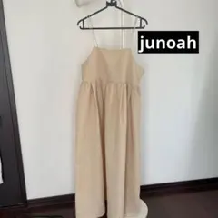 JUNOAH キャミワンピース ベージュ 新品未使用　XL