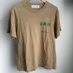 TOGA TOO トーガ トゥー グラフィックTシャツ ベージュ 刺繍 ロゴのサムネイル