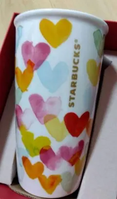 スターバックス タンブラー 北米限定 ハート 陶器 希少 日本未発売 