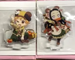 鬼滅の刃　秋まつり　アクリルスタンド　我妻善逸　ねずこ