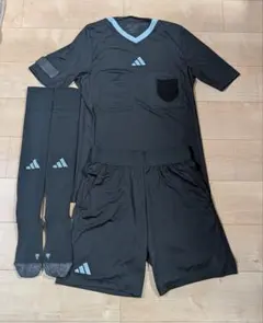 アディダス2023 レフェリージャージー審判服セット上下Lサイズ ソックスつき
