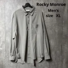 Rocky Monroe 長袖シャツ グレー XL オーバーサイズ とろみのサムネイル