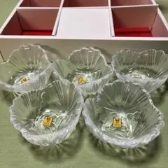 KAGAMI CRYSTAL カガミクリスタル デザート椀 5客セット ボウル - メルカリ