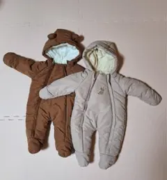 【ロンパース 2点セット 】67cm : 生後6ヶ月頃まで