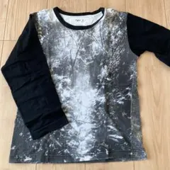 森林風景プリント長袖Tシャツ　アニエス