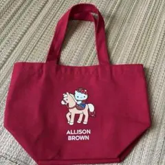 赤色トートバッグ ALLISON BROWNのサムネイル