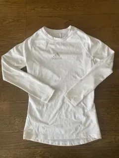 adidas 長袖アンダーシャツ ホワイト