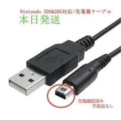 本日発送Nintendo 3DS&2DS対応/充電器ケーブル/新品/送料無料