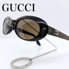 GUCCI グッチ Gメタルロゴ クリアブラウン サングラスY2K - メルカリ
