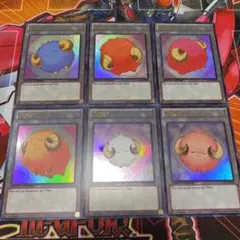 遊戯王の日 羊 ひつじ 青 黄 桃 橙 字レア R トークンパック5 TK05