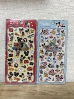 正規品 プチドロップシール ディズニー ミッキー 2枚セット カミオジャパン☺︎