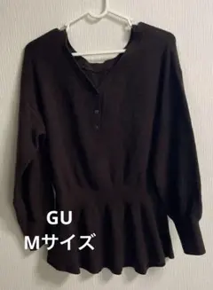 ペプラムニット ニット