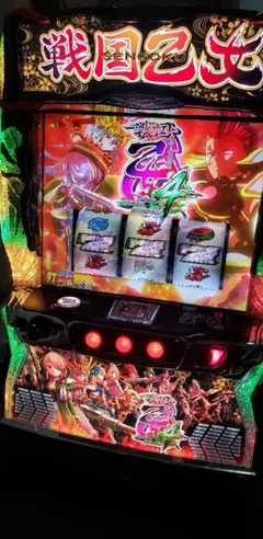 戦国乙女4 バイブスイッチ付き 頼める便 パチスロ 実機 ユニット付き