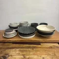 juju様専用新品　陶器　陶芸作家　豆皿10個　126