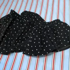 黒 ハート柄 半ズボン 2枚セット 100cmと140cm GLOBALWORK