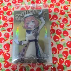 にじさんじウエハース　メタリックプラカード　本間ひまわり