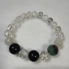 ハンドメイド ビーズブレスレット 天然石