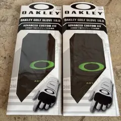 【24】オークリー　OAKLEY ゴルフ　グローブ　2枚　ブラック