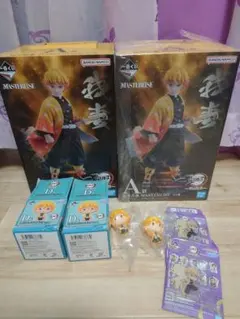 一番くじ　鬼滅の刃　A賞我妻善逸　D賞　F賞　6点セット