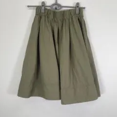 JILL STUARTカーキ フレアスカート ウエストゴム仕様のサムネイル