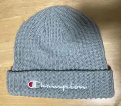 【値下】✨チャンピオン❤ニット帽✨グレー