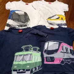 オジコ　電車柄 Tシャツ 4枚セットのサムネイル