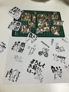 値下げ中。消しゴムはんこセット