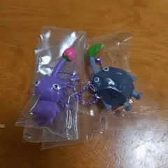 ピクミン ストラップ 2個セット　岩、紫