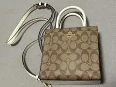 【極美品】COACH ミニキャリー ハンドバッグ クロスボディ