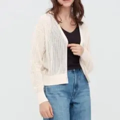 UNIQLOハイツイストカーディガン/M