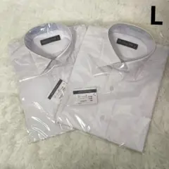 ​【新品】M's COLLECTION 半袖 ワイシャツ 2枚 L 形態安定
