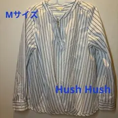 Hush Hush 長袖シャツ Mサイズ ストライプシャツのサムネイル