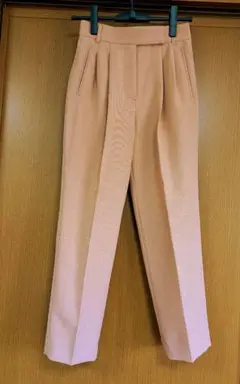 美品/Spick & Span/タックテーパードパンツ/くすみピンク/34