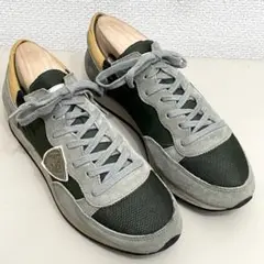 【良品✨️】PHILIPPE MODEL WX75 EU38 カーキ スニーカー