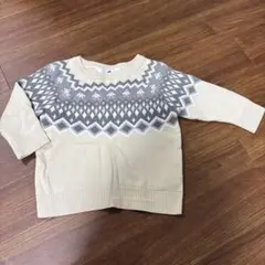 H&M ノルディック柄 ニットセーター