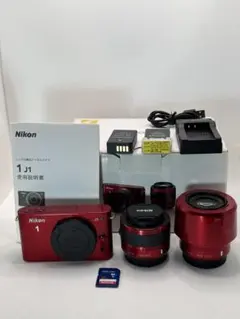 Nikon 1 J1 ダブルズームキット レッド★元箱付き★ 2025年最新】nikon 1 j1 ダブルズームキットの人気アイテム - メルカリ