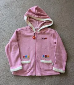 MIKIHOUSE　フード付きピンクパーカー