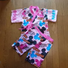 ミッキーマウス 甚平 キッズ服